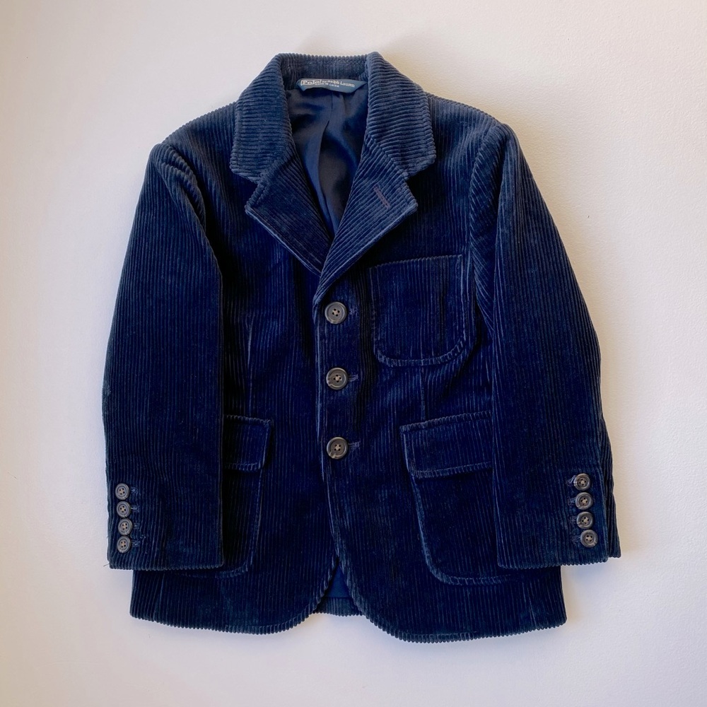 Polo by Ralph Lauren | Navy Blue Corduroy Sport Coat 4T